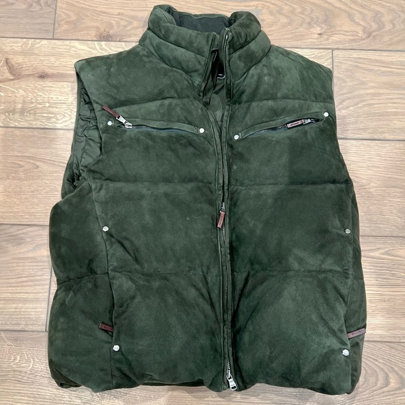 RLX Ralph Lauren Other - Suede Quilted RLX Ralph Lauren- Full Zip - Large (Like New)